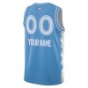 Män Cleveland Cavaliers Tröja Skräddarsydda Nike 2024-25 City Edition Blå Swingman